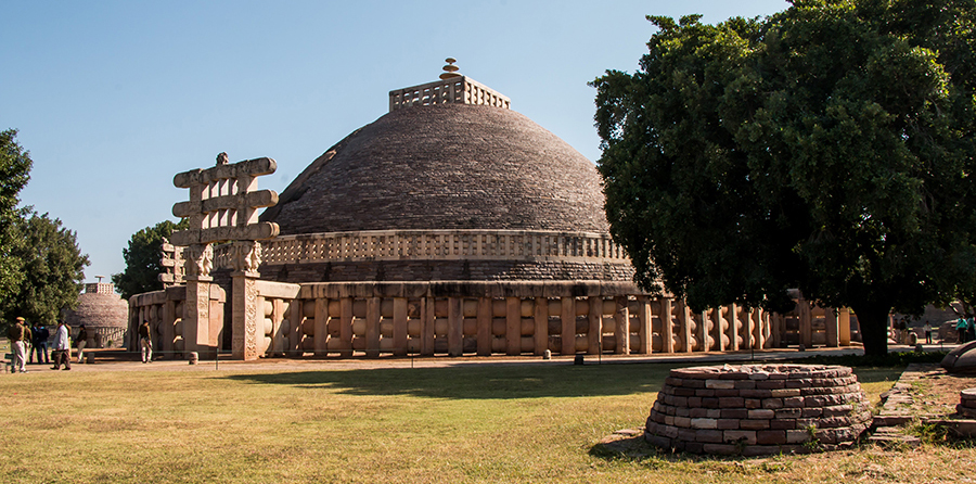 Great Stupa of Sanchi, District Raisen-  10 Kms from University Campus