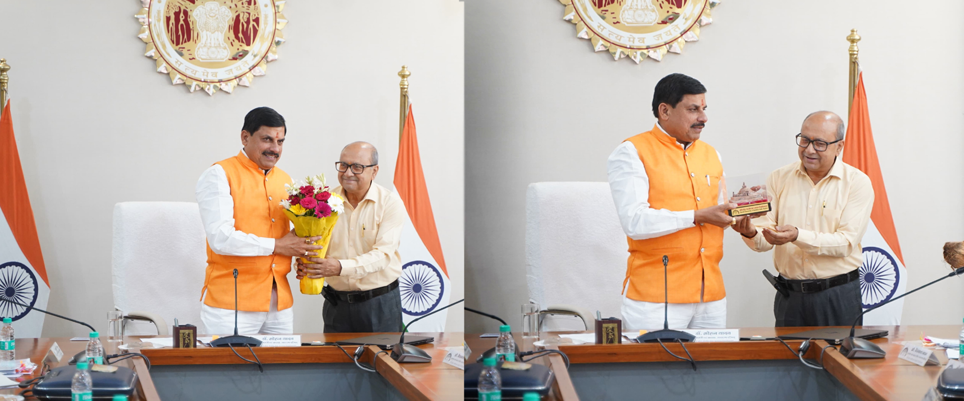 Courtesy meeting of Honorable Vice Chancellor with Chief Minister of Madhya Pradesh